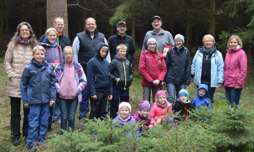 Kinderaktion „Arbeiten im Wald“ der BI Ingelbach